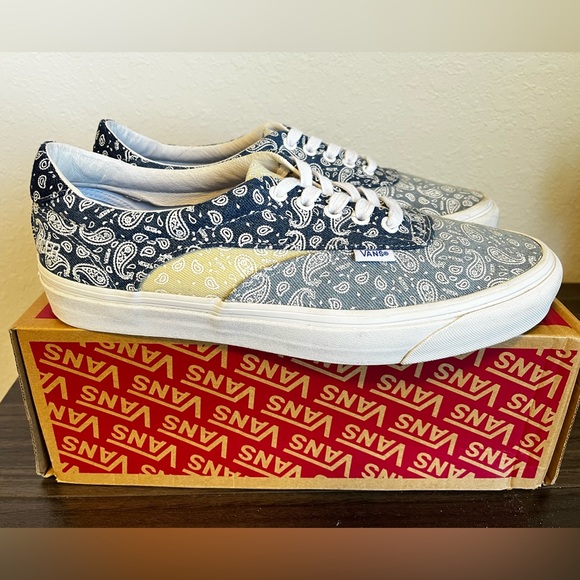 Vans Acer Ni Sp (Bandana) Blue Men’s Size 11 - Picture 4 of 7